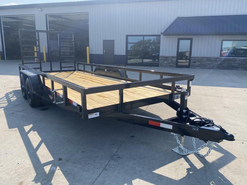 2022 H&H Black 82x18 Heavy Duty Railside Landscape Trailer 2022 H&H Black 82x18 Heavy Duty Railside Landscape Trailer