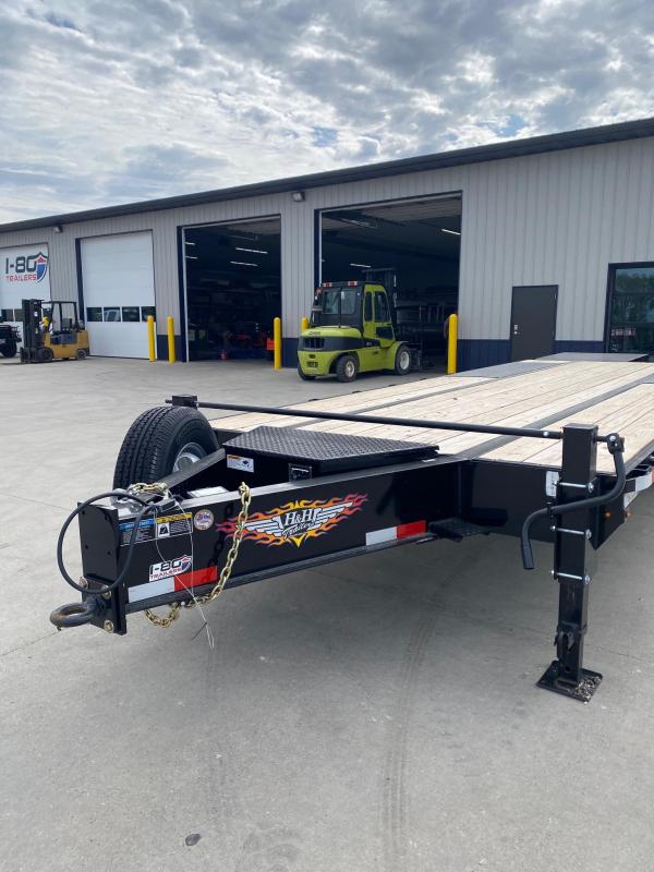 Used 2022 H&H Trailers 20+5 Bumper Pull Deckover Trailer Used 2022 H&H Trailers 20+5 Bumper Pull Deckover Trailer