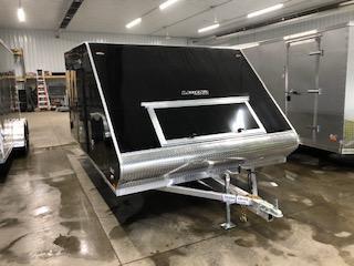 2020 Legend Manufacturing 101"x13' Black Enclosed Hybrid Snowmobile Trailer With 3.5k Axle 2020 Legend Manufacturing 101"x13' Black Enclosed Hybrid Snowmobile Trailer With 3.5k Axle