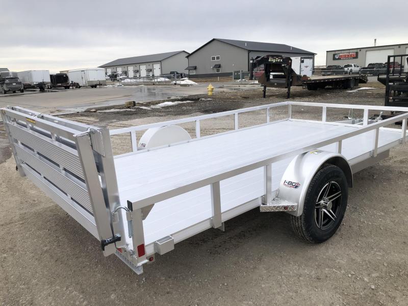 2022 H&H Trailers Aluminum 82x12 3K Rail Side Utility Trailer I80