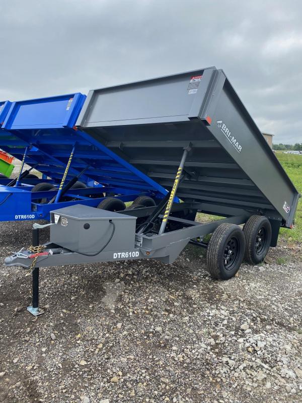 2022 BWISE Blue 72x10 Deckover Dump Trailer 2022 BWISE Blue 72x10 Deckover Dump Trailer