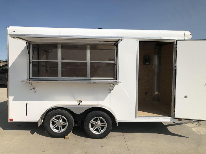 2022 H&H Trailers White 7x14 7K Vending / Concession Trailer 2022 H&H Trailers White 7x14 7K Vending / Concession Trailer