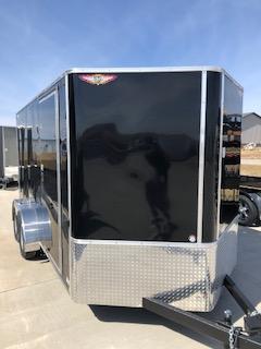 2021 H AND H TRAILERS 7X14 CARGO BLACK FLAT TOP V-NOSE TANDEM AXLE 2021 H AND H TRAILERS 7X14 CARGO BLACK FLAT TOP V-NOSE TANDEM AXLE