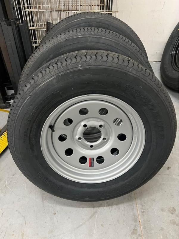 2024 Other 205/75r15 radial trailer tire/rim combo 5x4.5 Other Trailer