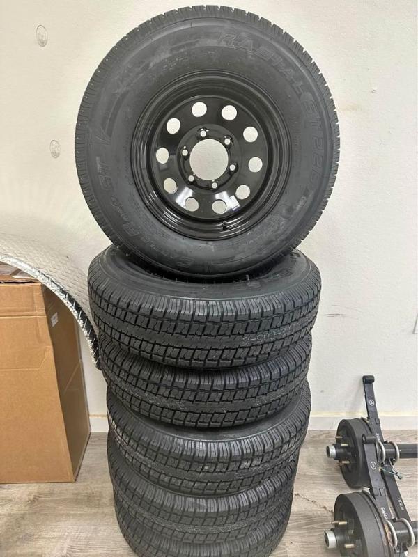 2024 Brand new 225/75r15 10ply tire and wheel assy Other Trailer