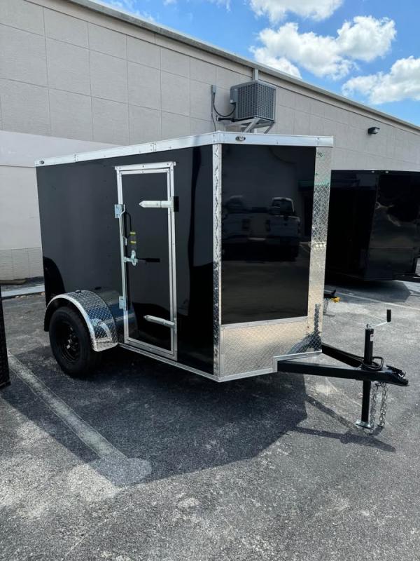 2026 Brand new silver 5x8 enclosed trailer with 3500lb axle Cargo / Enclosed Trailer