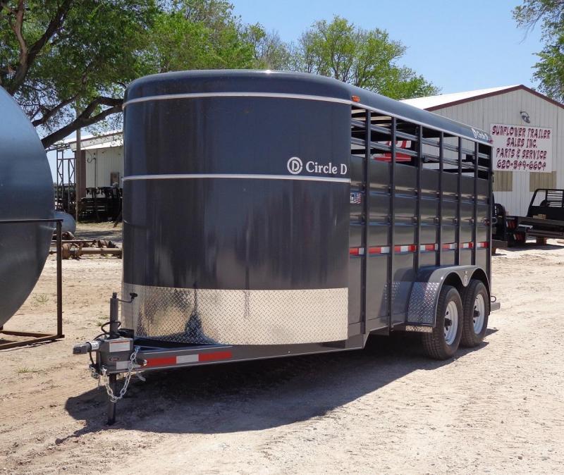 2020 Circle D 6'8 x 16' Livestock Trailer 2020 Circle D 6'8 x 16' Livestock Trailer
