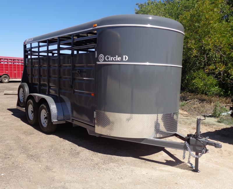 2022 Circle D 6' x 16' Livestock Trailer 2022 Circle D 6' x 16' Livestock Trailer