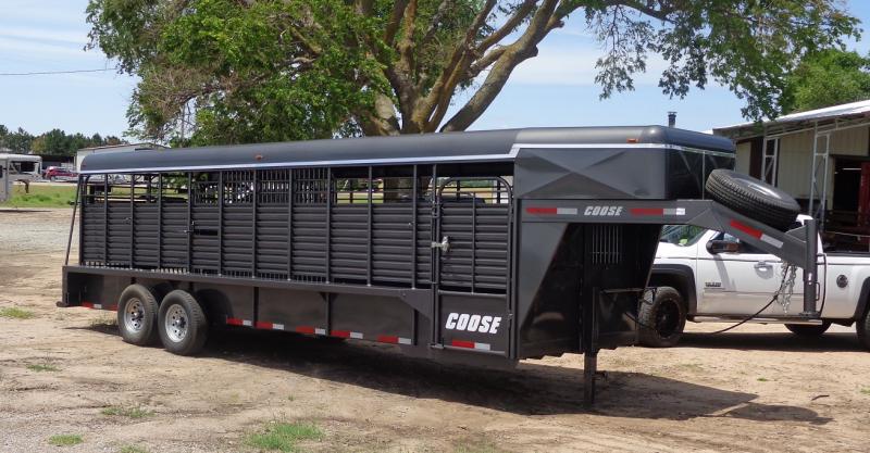 2022 Coose 6'8" x 24' Stock / Stock Combo Trailer 2022 Coose 6'8" x 24' Stock / Stock Combo Trailer