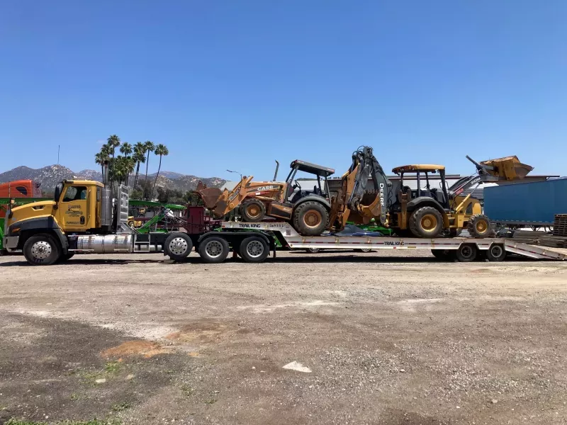 1980 Trail King Step Deck trailer Model 1944-1350  44' long