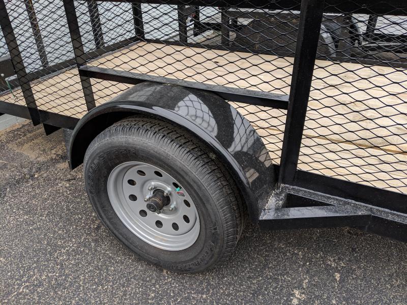 C&M 5x10 Single 4' Gate 2' EM sidesUtility Trailer C&M 5x10 Single 4' Gate 2' EM sidesUtility Trailer