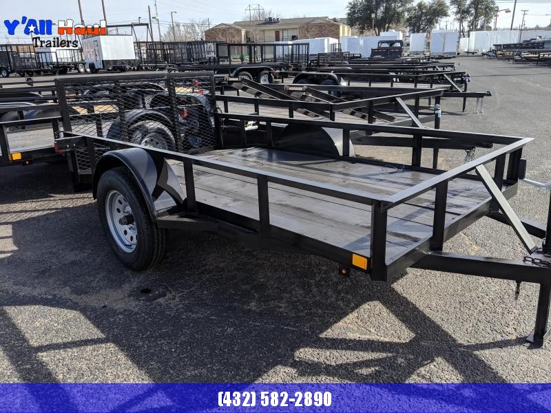 C&M 5x10 Dovetail Gate Utility Trailer Trailers in Midland Odessa TX