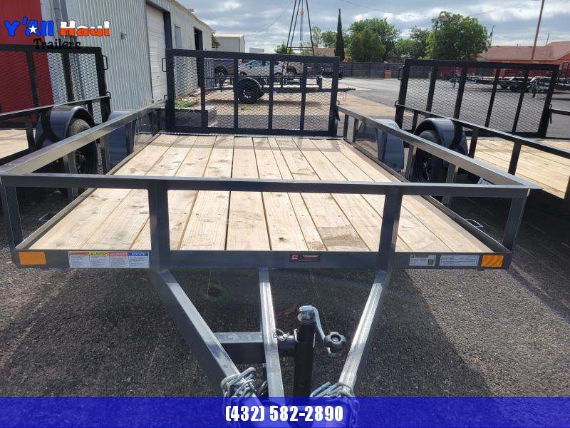 2021 BCI Trailers 77x12 S Dovetail Gate Gray 2021 BCI Trailers 77x12 S Dovetail Gate Gray