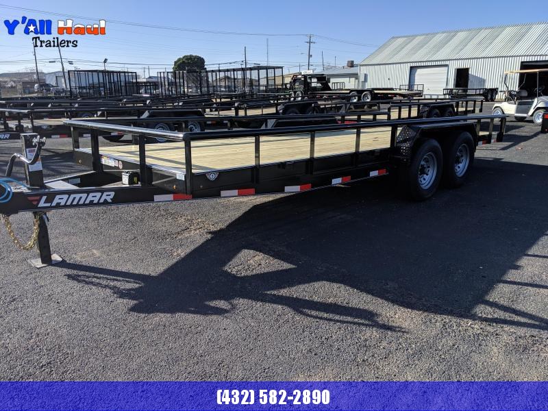 Lamar 83 X 20 7K Gray Utility Trailer Lamar 83 X 20 7K Gray Utility Trailer