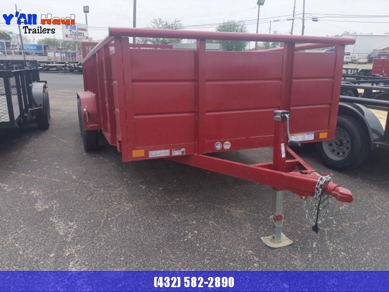 2021 BCI Trailers 77x16 4' Solid sides 4' Gate RED 2021 BCI Trailers 77x16 4' Solid sides 4' Gate RED