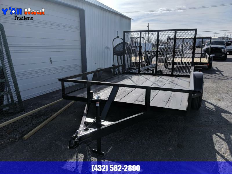 C&M 76x10 Single 4'Gate Utility Trailer Trailers in Midland Odessa TX