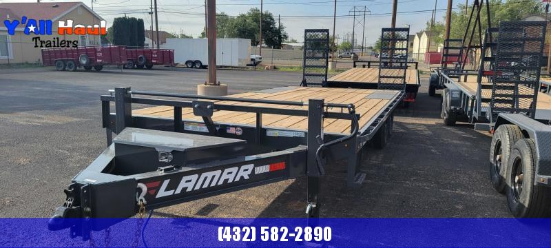 2022 Lamar Trailers 102x22 7k Deck over Stand up ramps 2022 Lamar Trailers 102x22 7k Deck over Stand up ramps