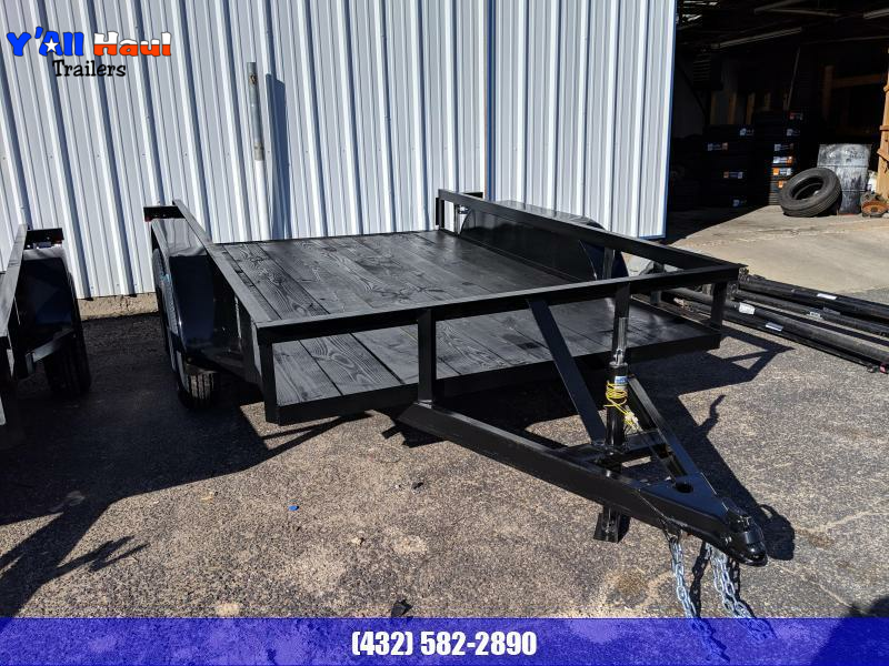 C&M 76x10 Tandem Utility Trailer Trailers in Midland Odessa TX Y