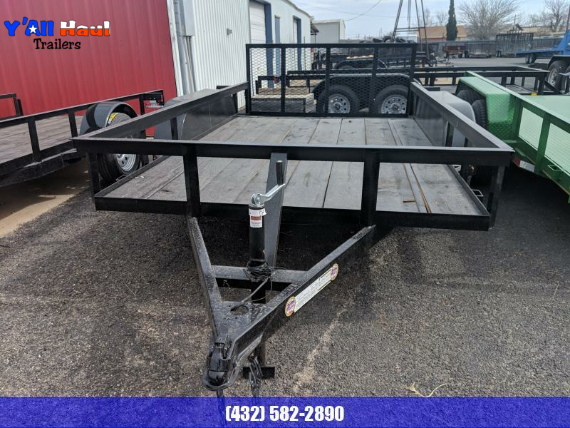 C&M 76x12 Tandem Dovetail Gate Utility Trailer Trailers in Midland