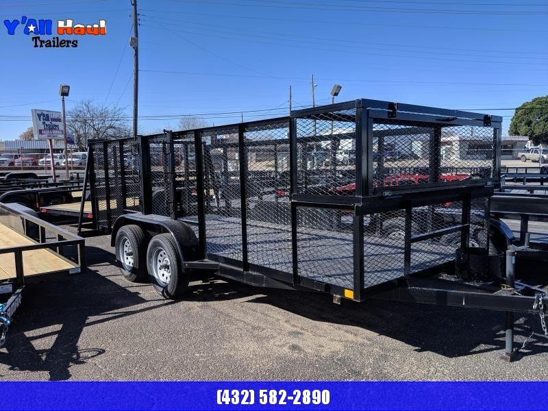 C&M 76 x 16 Landscape Utility Trailer C&M 76 x 16 Landscape Utility Trailer