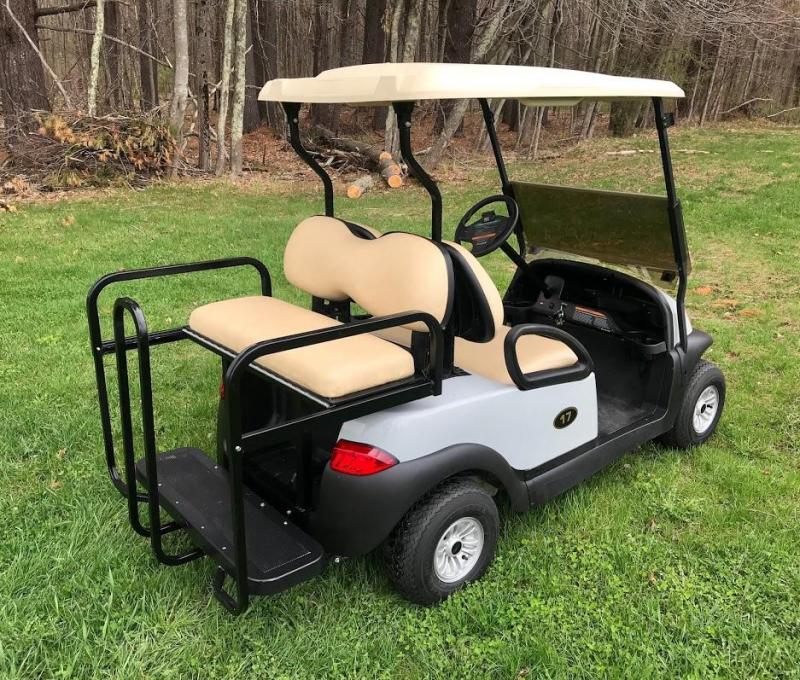 2017 Club Car Precedent EFI GAS 4 Pass Golf Cart LIGHT GRAY Dave