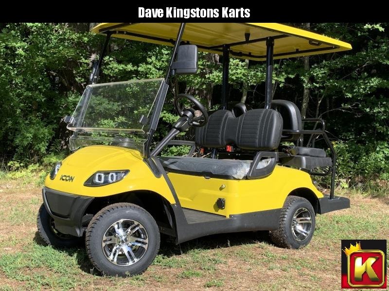 Fall Clearance Special! Icon EV i40 4 passenger electric luxury golf cart-Tuscan Yellow Fall Clearance Special! Icon EV i40 4 passenger electric luxury golf cart-Tuscan Yellow 1675304816