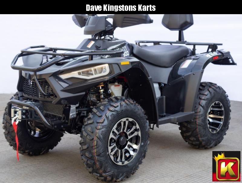 Vitacci Terminator 300 4x4 ATV Shaft Drive 22HP Linhai Quality-Black w/WINCH Vitacci Terminator 300 4x4 ATV Shaft Drive 22HP Linhai Quality-Black w/WINCH
