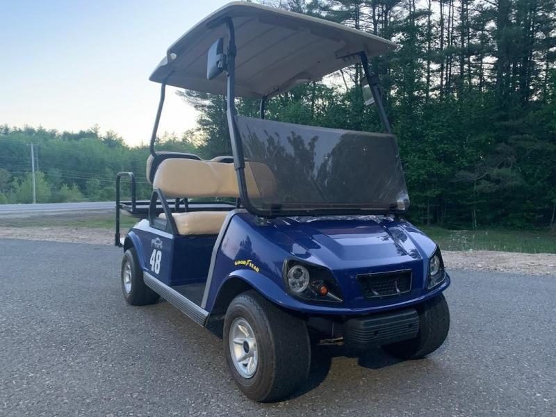 NASCAR Inspired DS Custom Spartan 4 pass Metallic Navy Golf Car #44-#88 NASCAR Inspired DS Custom Spartan 4 pass Metallic Navy Golf Car #44-#88