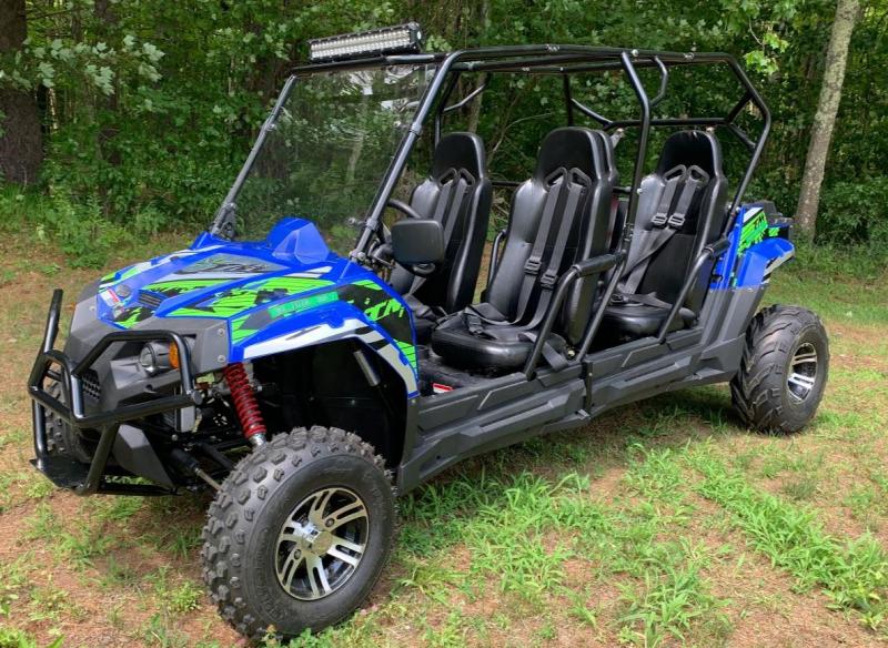 Winter clearance! TrailMaster Challenger4 300X EFI 4 pass Crew Cab Teen-Adult UTV Side X Side-Blue Winter clearance! TrailMaster Challenger4 300X EFI 4 pass Crew Cab Teen-Adult UTV Side X Side-Blue