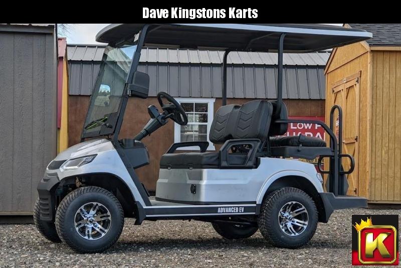 FINAL CLEARANCE! Advent Street Legal LSV 4 pass golf car 25 MPH-Silver FINAL CLEARANCE! Advent Street Legal LSV 4 pass golf car 25 MPH-Silver