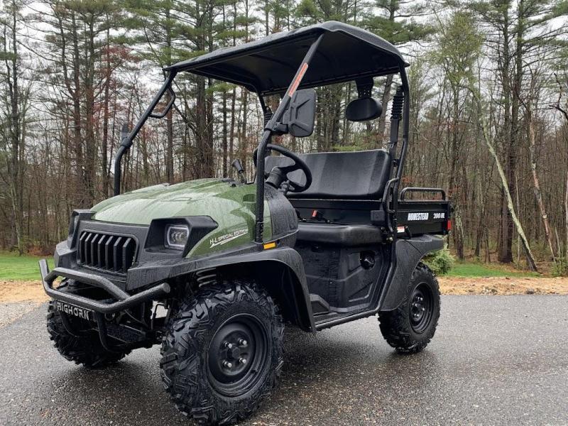 Bighorn 200U-E DX 2WD EFI UTV with DUMP BODY 25MPH Green Bighorn 200U-E DX 2WD EFI UTV with DUMP BODY 25MPH Green