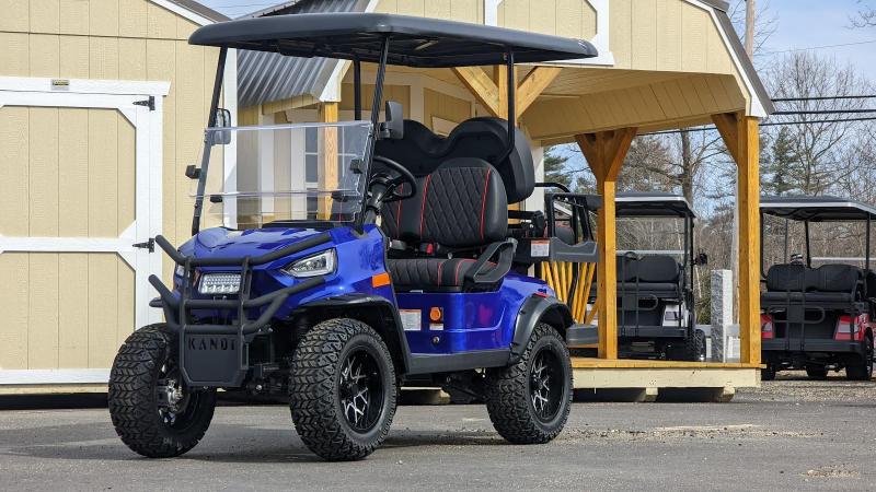 Early Bird Special! Kandi Kruiser Custom Lifted 4 pass golf car 25 MPH-Blue Early Bird Special! Kandi Kruiser Custom Lifted 4 pass golf car 25 MPH-Blue