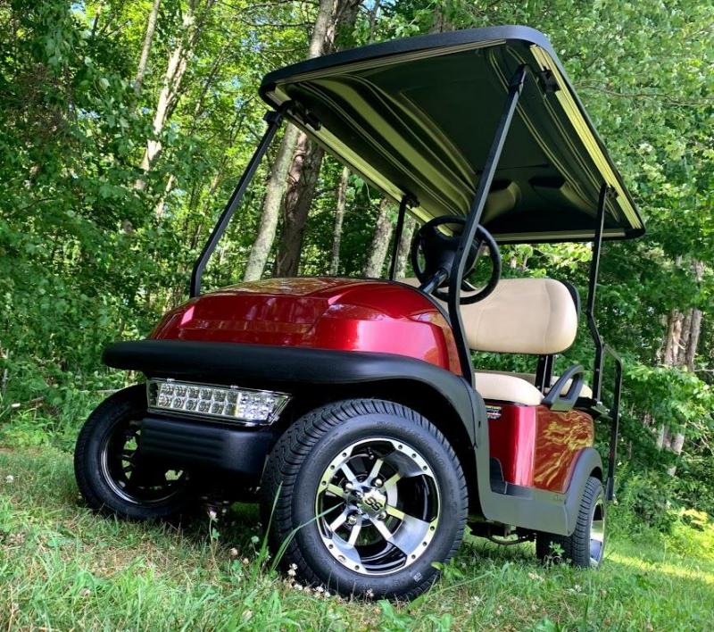 Club Car Precedent Candy Apple Red Metallic 4 Pass Custom
