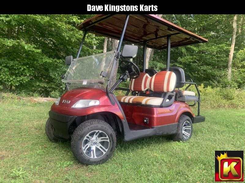 2018 Icon EV i40 4 passenger electric luxury golf cart-Sangria Red 2018 Icon EV i40 4 passenger electric luxury golf cart-Sangria Red