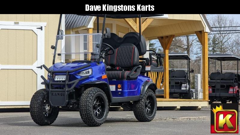 WINTER CLEARANCE! Kandi Kruiser Street Legal LSV Custom Lifted 4 pass golf car 25 MPH-Blue WINTER CLEARANCE! Kandi Kruiser Street Legal LSV Custom Lifted 4 pass golf car 25 MPH-Blue