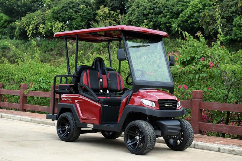Coming in MAY! Early Bird Special! Bintelli "Beyond" Street Legal LSV Custom 4 passenger golf car 25 MPH-Burgundy Coming in MAY! Early Bird Special! Bintelli "Beyond" Street Legal LSV Custom 4 passenger golf car 25 MPH-Burgundy