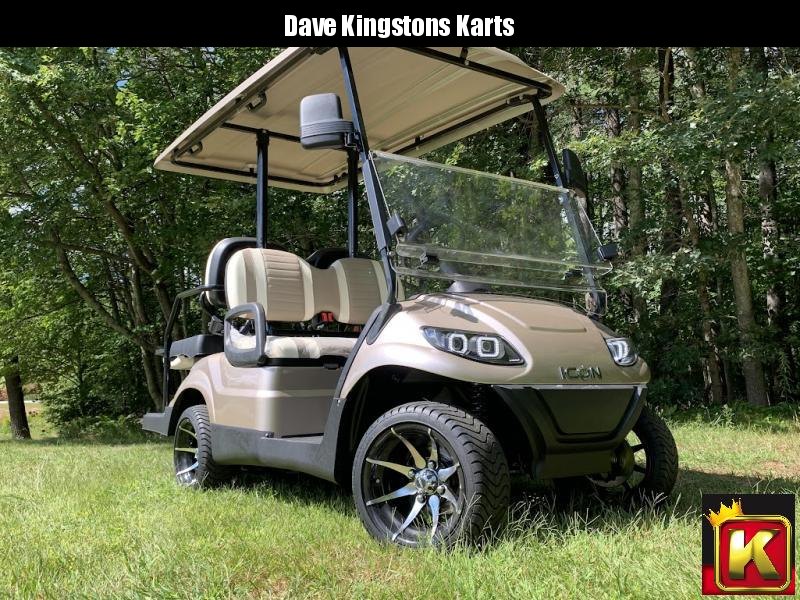 FALL CLEARANCE! Icon EV i40 4 passenger electric luxury golf cart-Champagne FALL CLEARANCE! Icon EV i40 4 passenger electric luxury golf cart-Champagne