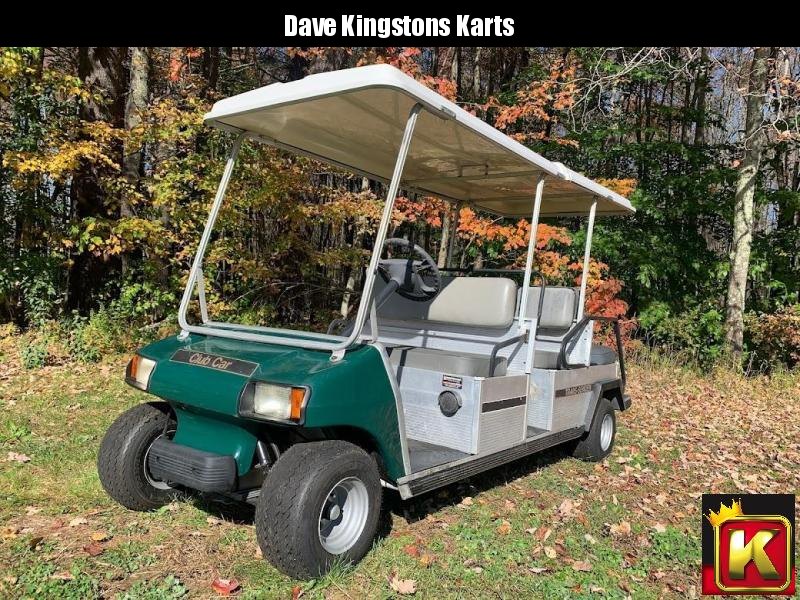 Club Car Trans-Sender 6 person gas powered golf cart limo runs great!! Club Car Trans-Sender 6 person gas powered golf cart limo runs great!!