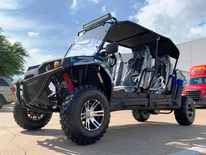 Trailmaster Challenger4 200EX 4 Passenger SIDE BY SIDE SPORT UTV BLUE Trailmaster Challenger4 200EX 4 Passenger SIDE BY SIDE SPORT UTV BLUE