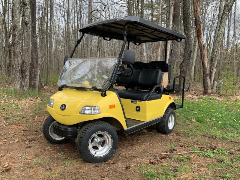Evolution STREET LEGAL LSV 4 pass 25MPH GOLF CAR Yellow Evolution STREET LEGAL LSV 4 pass 25MPH GOLF CAR Yellow