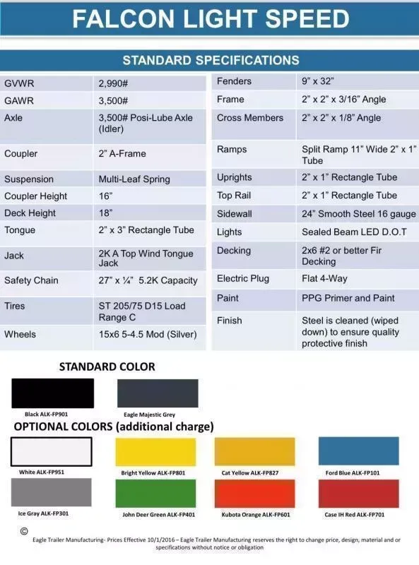 new Utility Trailers Eagle Trailer  for sale, in Tacoma, WA Thumbnail 2