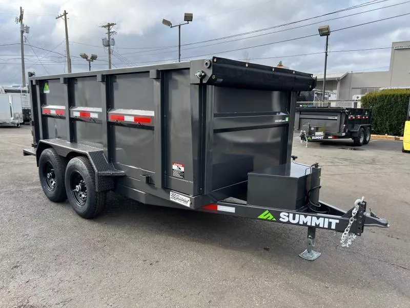 2026 Summit 6' x 12' Cascade Dump 14K High Sides Dump Trailer
