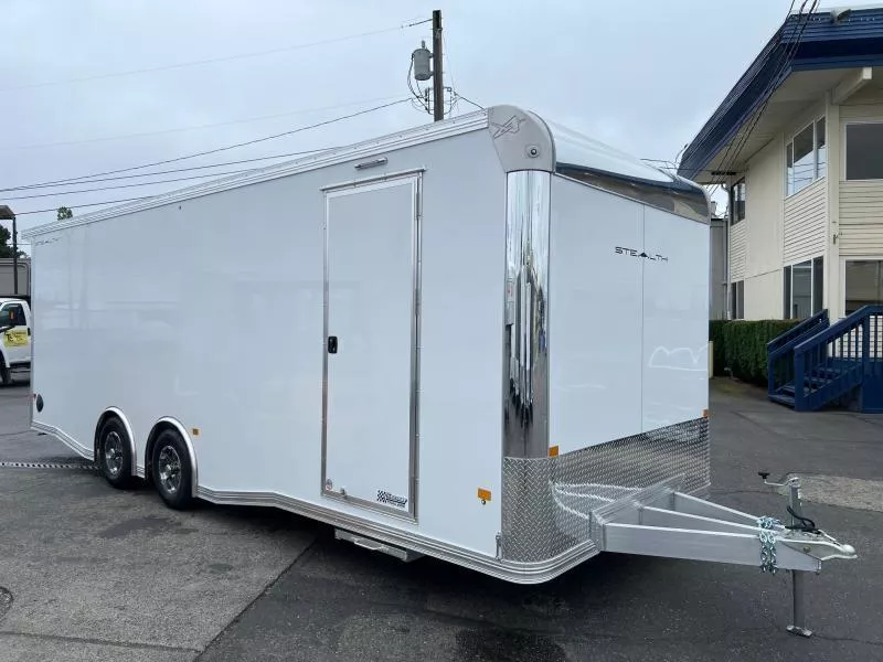 2025 Alcom-Stealth Trailers 8.5' X 24' Stealth Car Hauler Car / Racing Trailer U16rOyr3l7aq