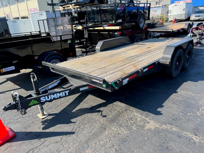 2021 Summit 7' X 18' Cascade 6" Tiltbed Removable Fenders Flatbed Trailer 2021 Summit 7' X 18' Cascade 6" Tiltbed Removable Fenders Flatbed Trailer