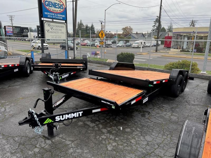 2022 Summit 7' x 20' Denali Pro Split Tilt 16'+4' 14K Flatbed Trailer 2022 Summit 7' x 20' Denali Pro Split Tilt 16'+4' 14K Flatbed Trailer