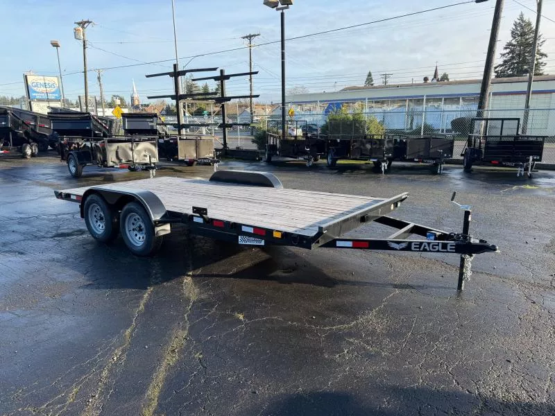 2026 Eagle Trailer 7' x 16' Eagle Flatbed 5" Frame Trailer