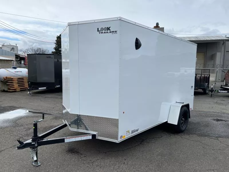 2026 Look 6' x 12' ST DLX V-Nose Single Cargo / Enclosed Trailer