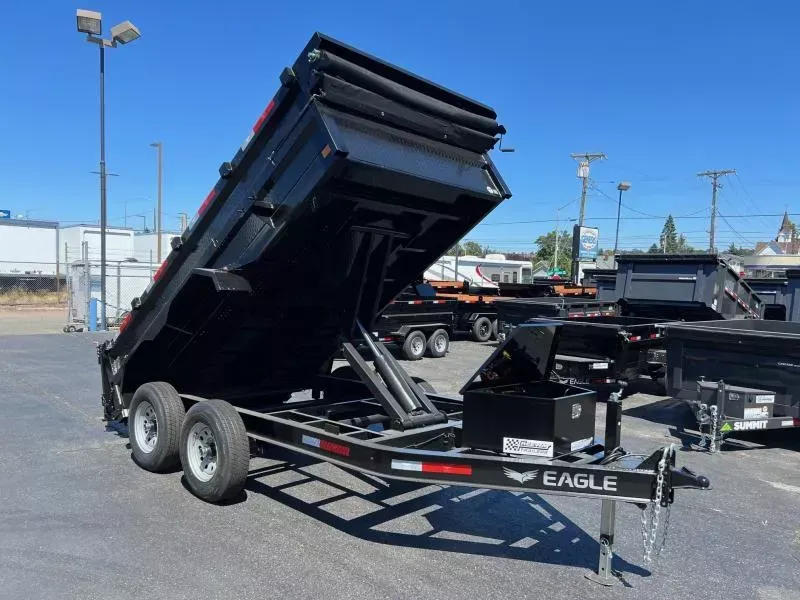 2026 Eagle Trailer 6' x 12' x 2' Raptor Dump 10K Dump Trailer