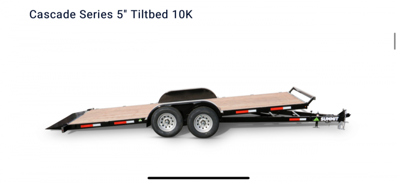 2025 Summit 7' x 16' Cascade 5" Tilt 10K w/ Removable Fenders Trailer uHZj9coontus