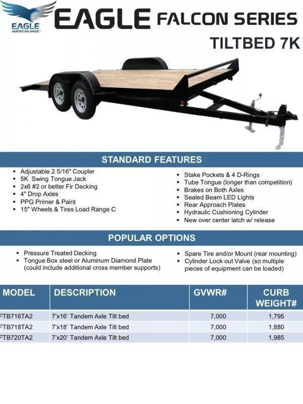 new Equipment / Flatbed Trailers Eagle Trailer  for sale, in Tacoma, WA Thumbnail 8